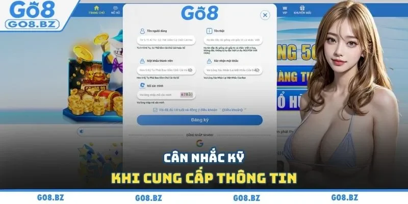 Cân nhắc kỹ khi cung cấp thông tin